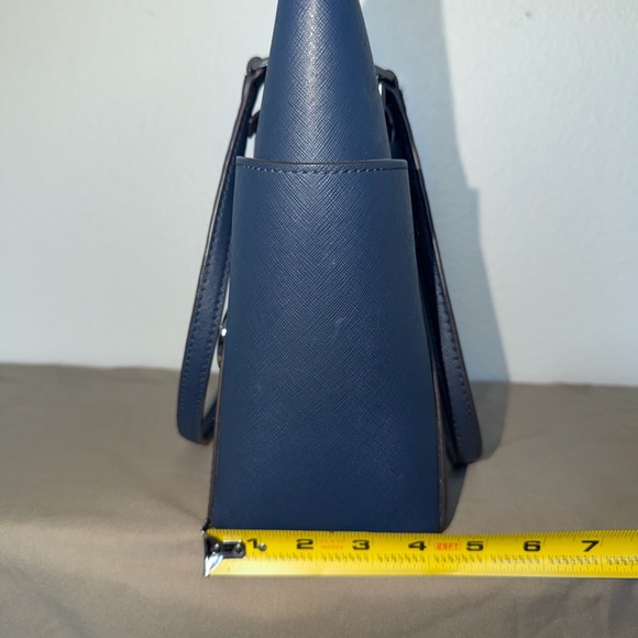 Michael Kors Navy Blue Tote - Picture 5 of 11